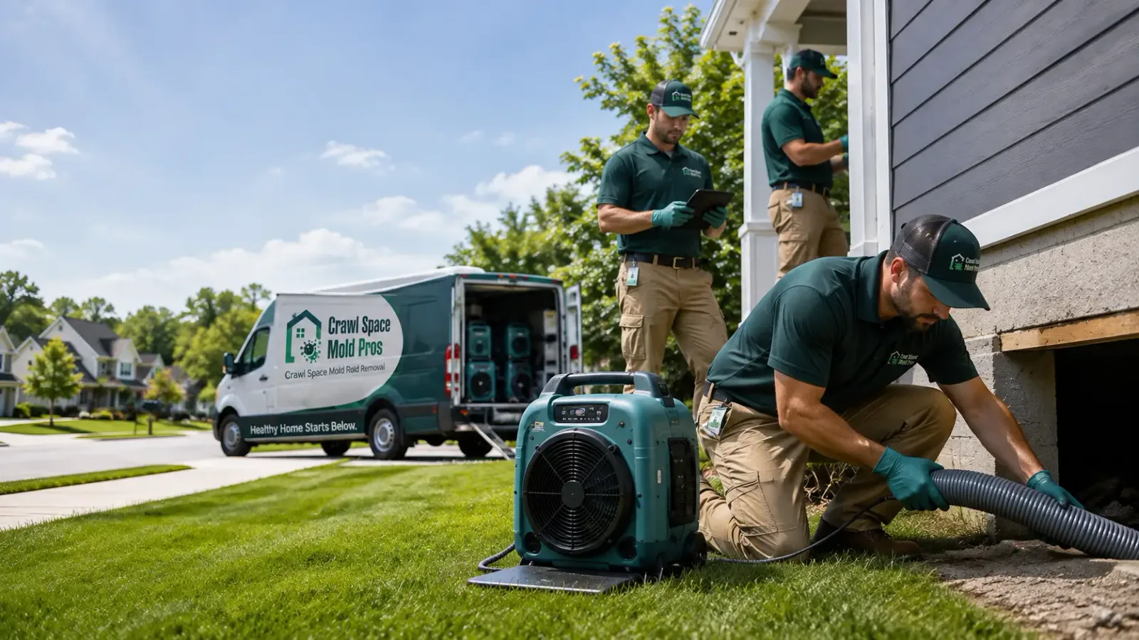 Crawl Space Mold Removal in Phippsburg, CO